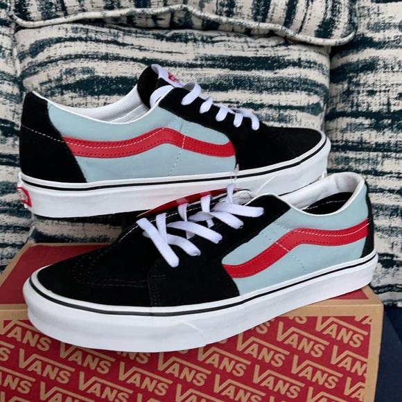 Vans Sk8-Low 2-Tone Black/Winter Sky MENS - Picture 9 of 16